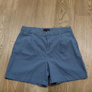 Banana Republic Women’s Blue Tailored Shorts Size 14 Classic Mid Rise